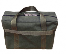 拉链帆布凭证包 规格：30X10X20cm